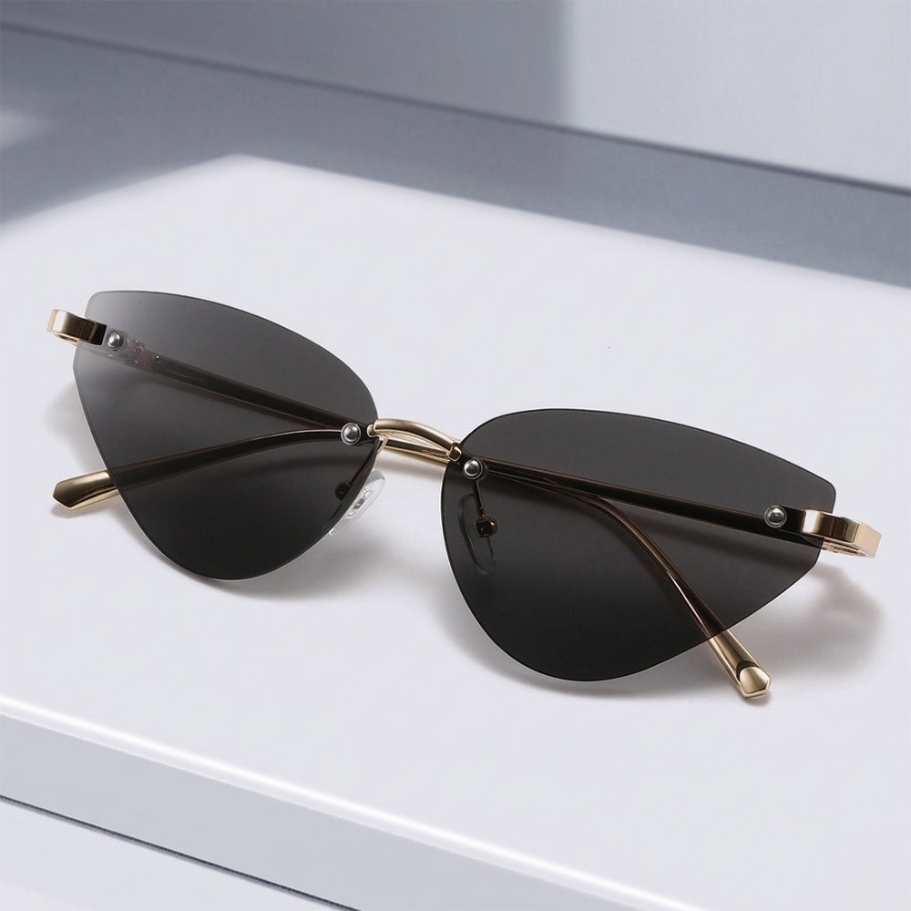 Techsuit S099 Women's Sunglasses, Gold Black