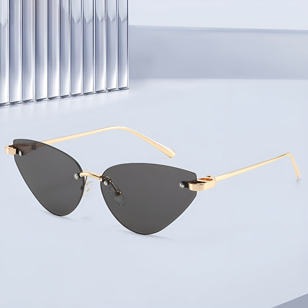 Techsuit S099 Women's Sunglasses, Gold Black