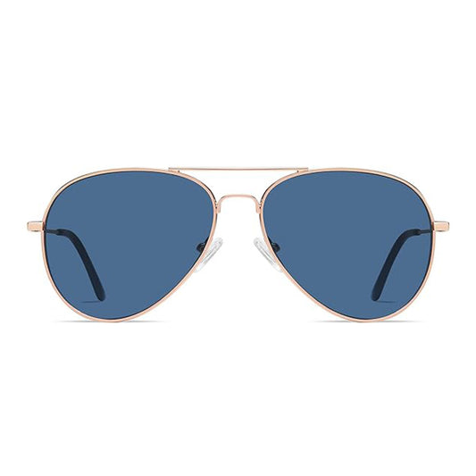 Unisex Sonnenbrille Techsuit 3025, UV-Schutz, Gold Rosa Blau