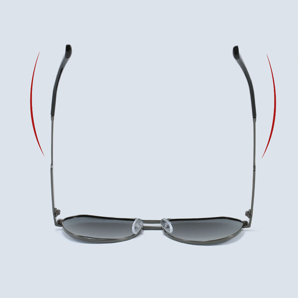 Unisex Techsuit 8622 Sunglasses, Polarized, UV Protection, Gold
