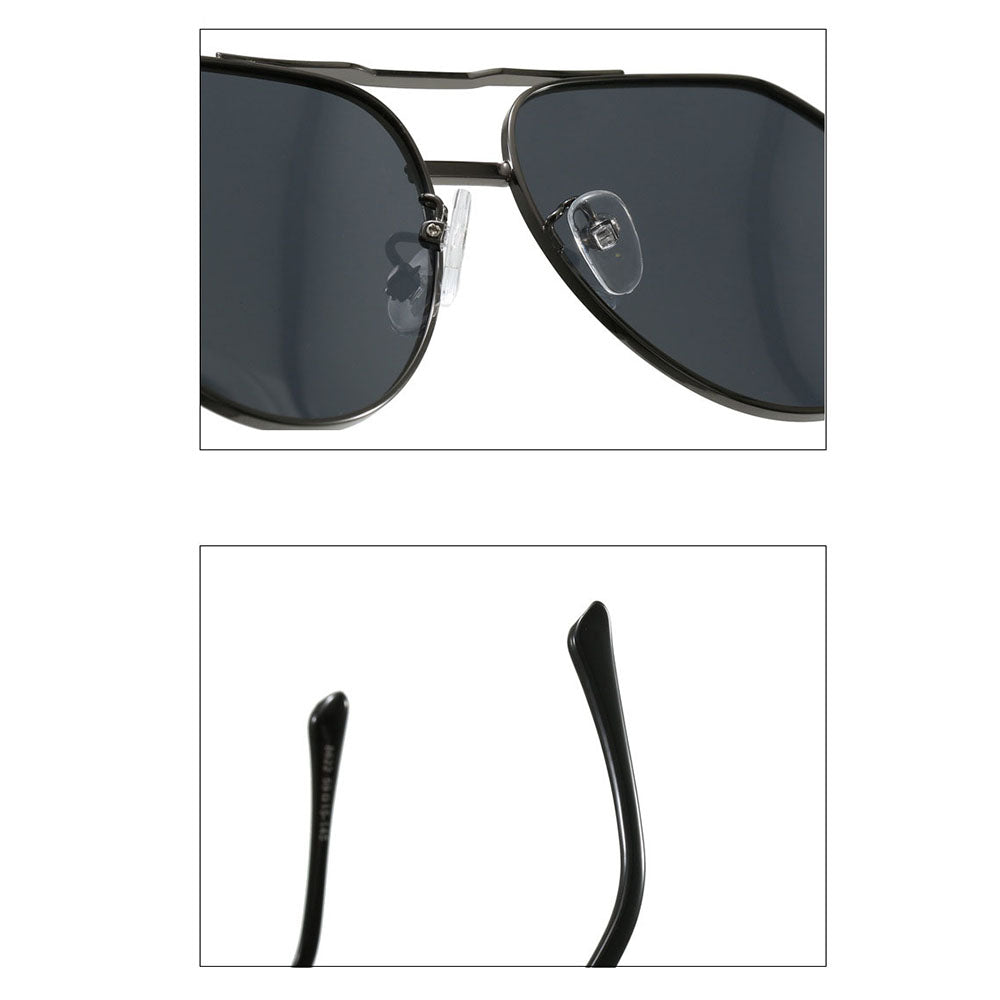 Unisex Techsuit 8622 Sunglasses, Polarized, UV Protection, Gold