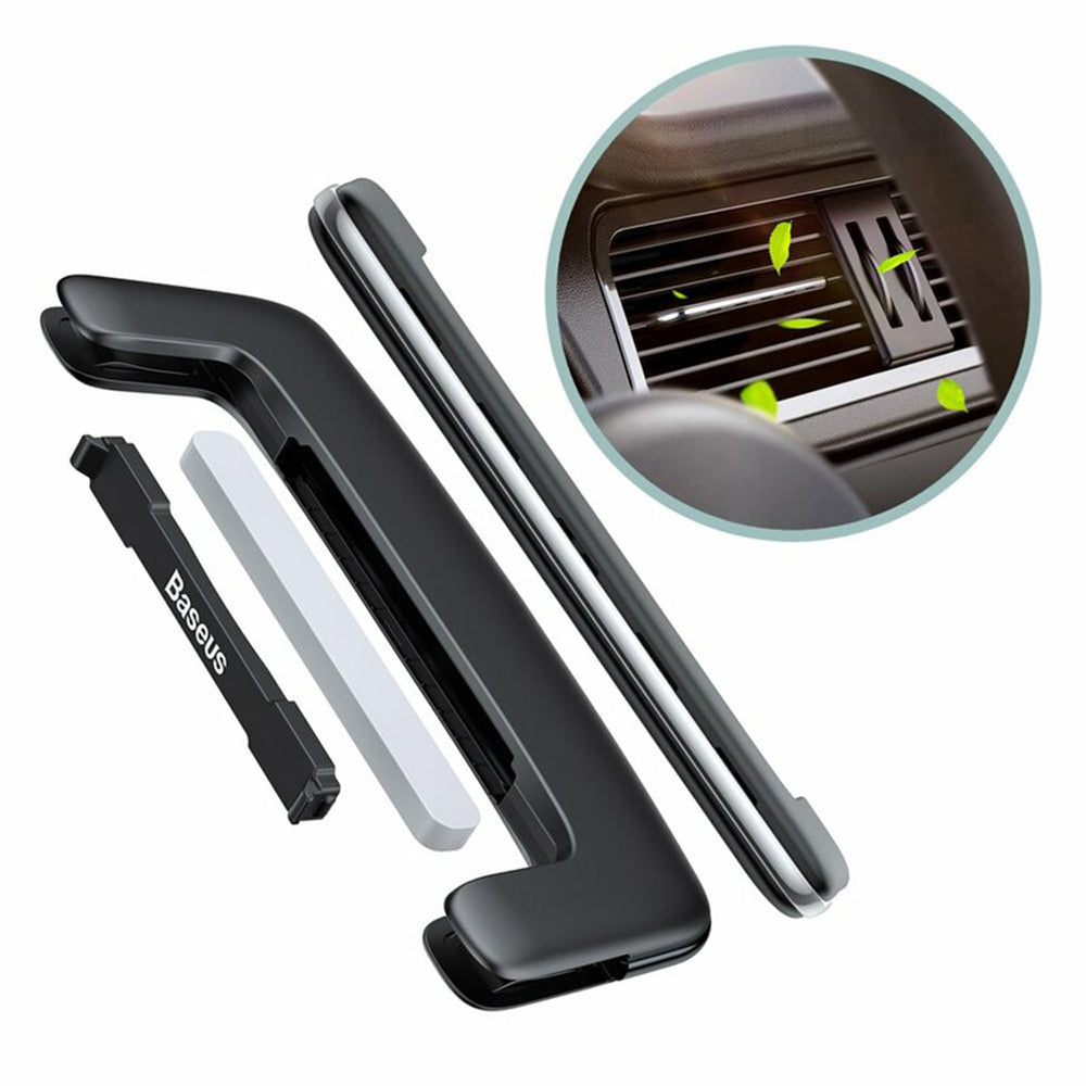 Auto-Lufterfrischer Baseus Paddle Ultrathin, Silber SUXUN-BP0S