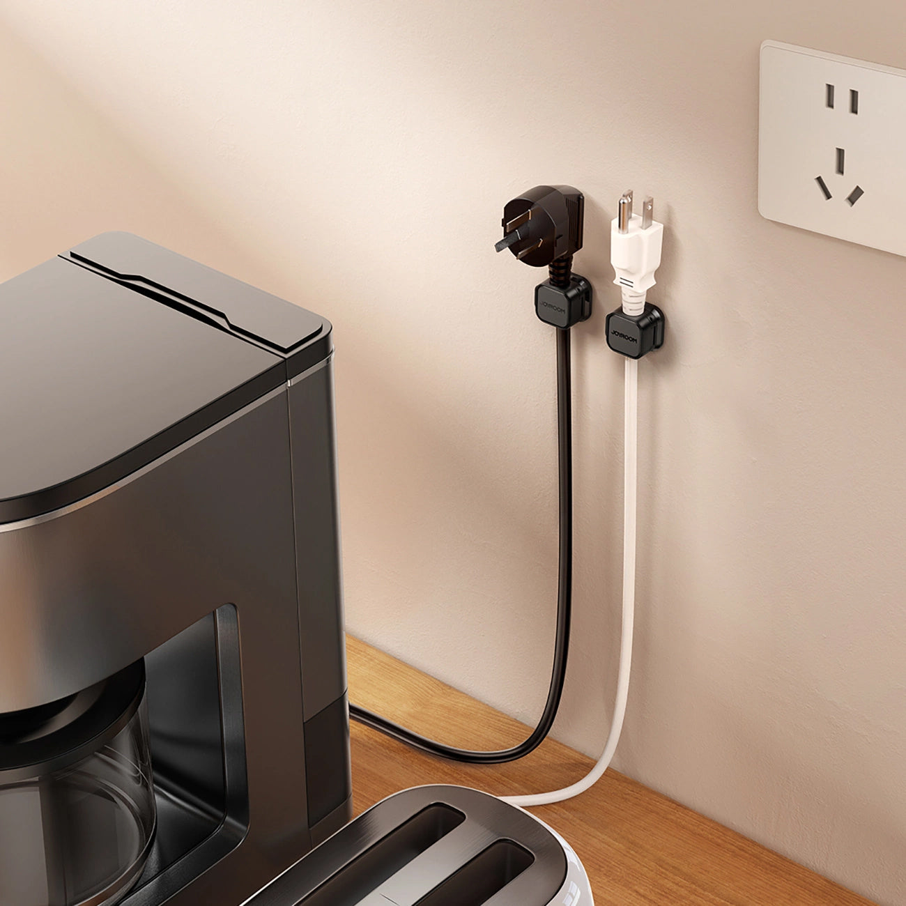 Kabelorganisator Joyroom JR-ZS368, Set 3 Stück, Schwarz