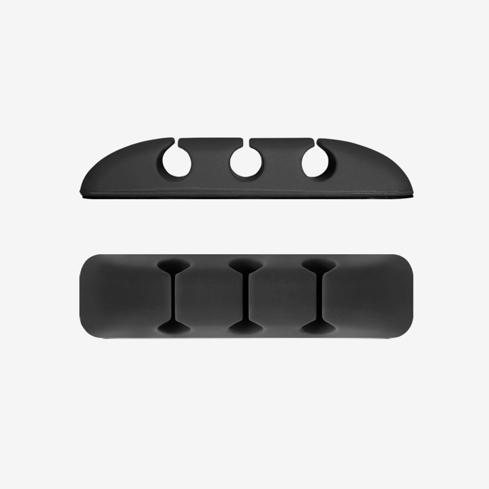 Kabelorganisator Ringke, Set 4 Stück, Schwarz