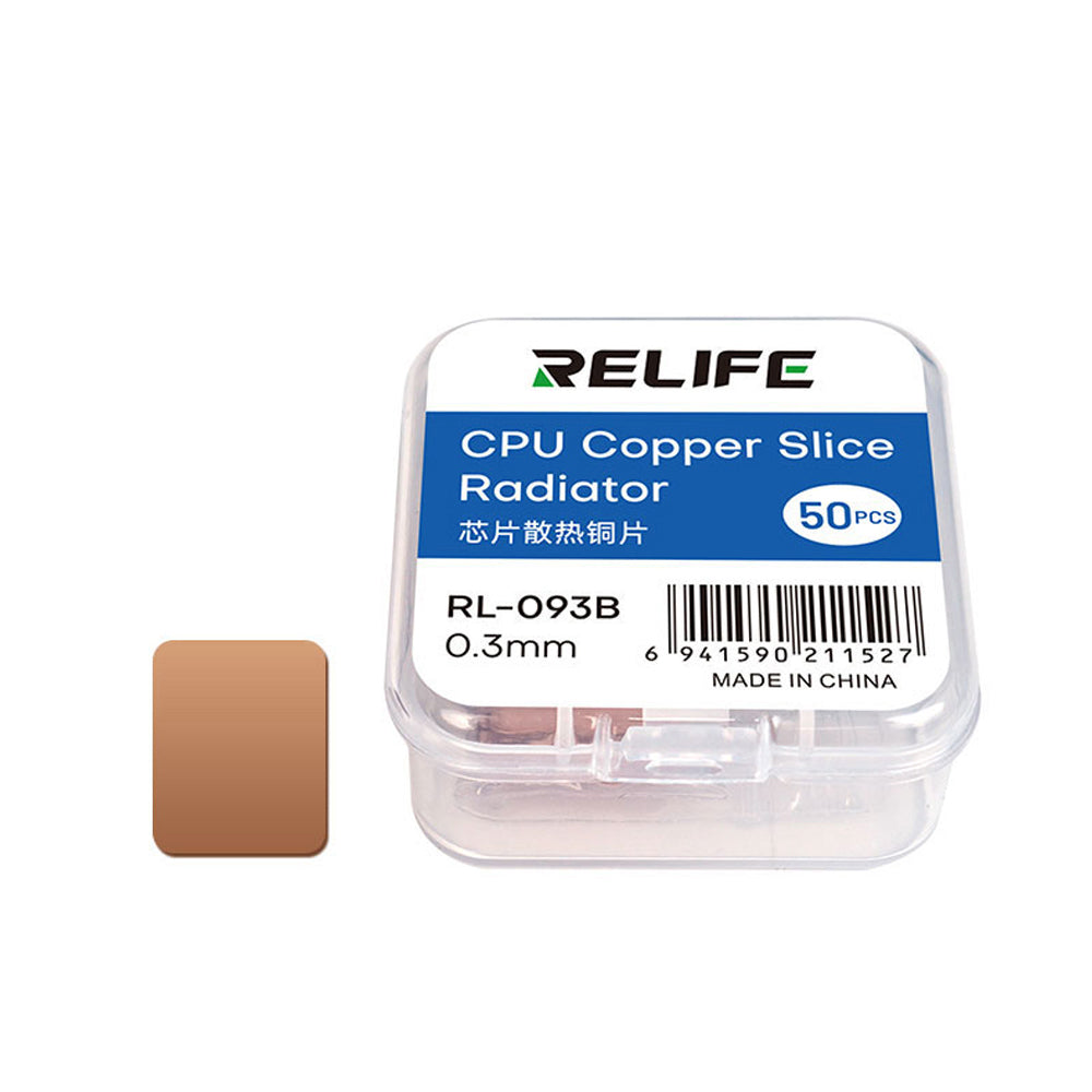 Wärmeleitpad Relife RL-093B, 0,3mm, Set 50 Stück