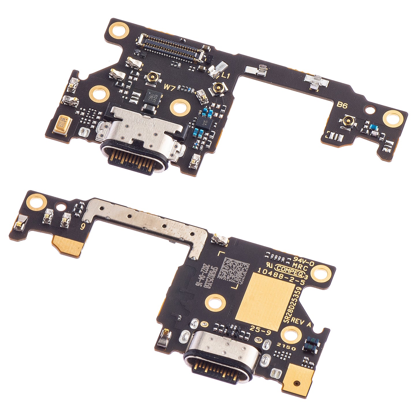 Motorola Edge 20 Mikrofon-Ladeanschlussplatine, Service Pack 5P68C19203