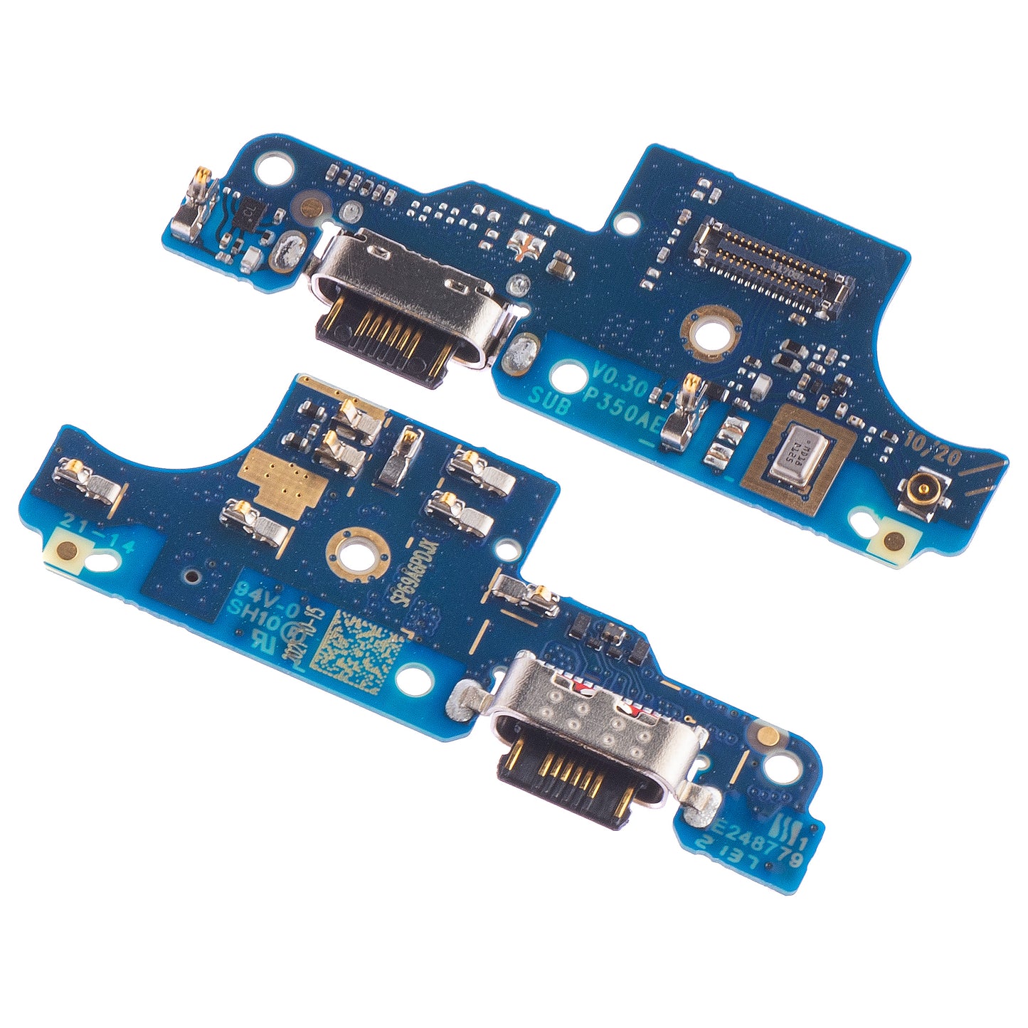 Ladebuchse & Mikrofon Platine für Motorola Moto G20 | Service Pack