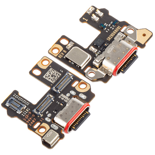 Motorola Edge 40 Neo Mikrofon-Ladeanschlussplatine, Service Pack 5P68C23165