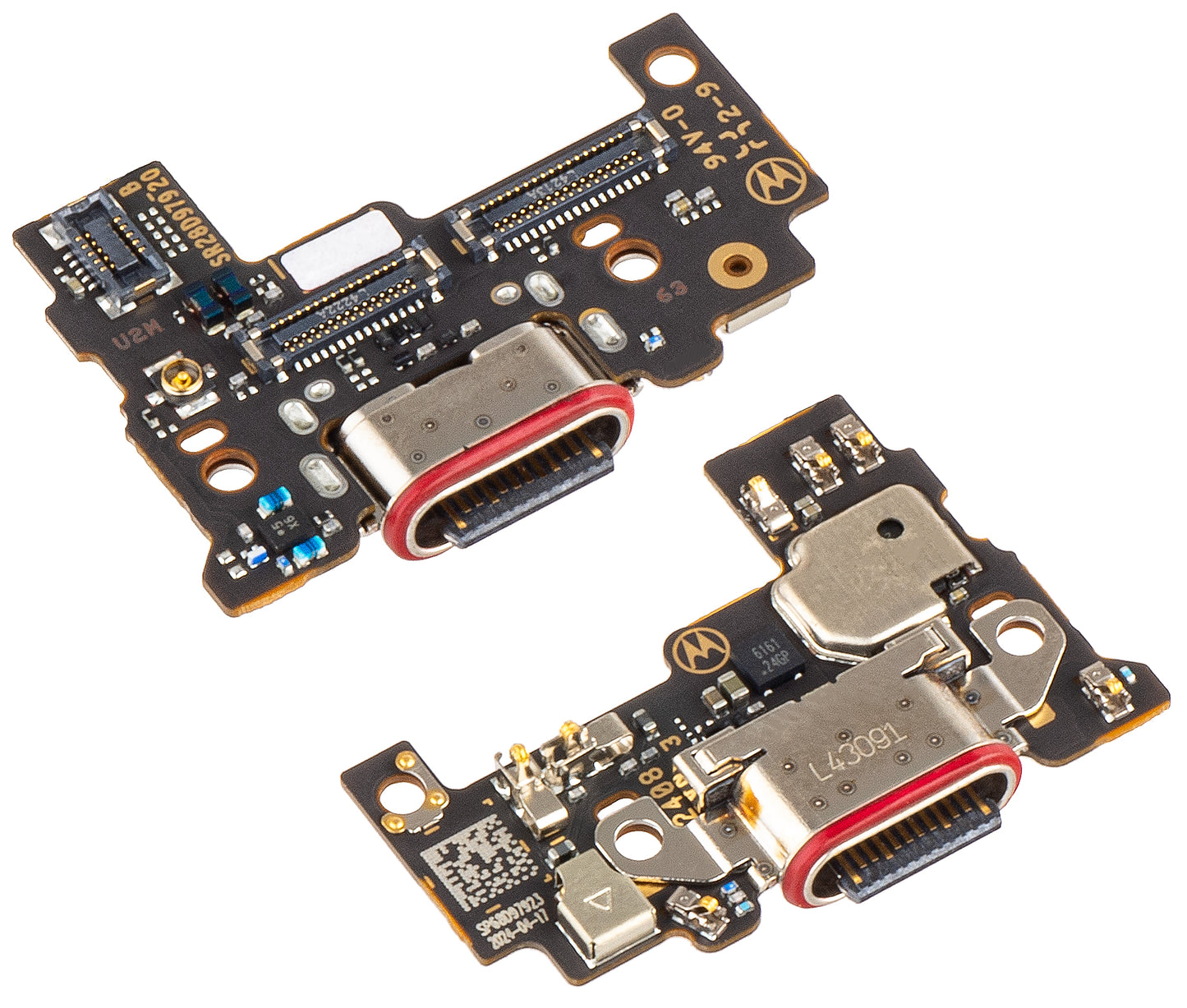 Ladeanschlussplatine - Mikrofon Motorola Edge 50 Ultra, Service Pack 5P68C24477