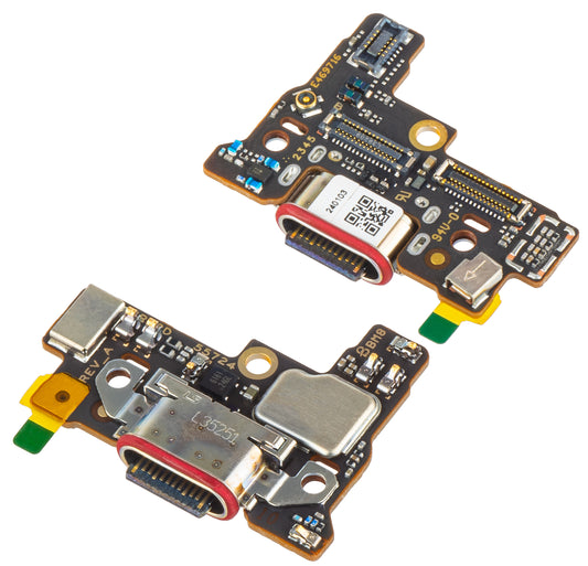 Motorola Edge 40 Pro Mikrofon-Ladeanschlussplatine, Service Pack 5P68C21992