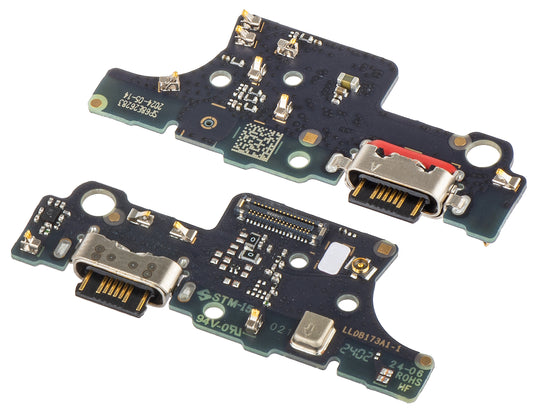 Motorola Moto E14 Mikrofon-Ladeanschlussplatine, Service Pack 5P68C24651