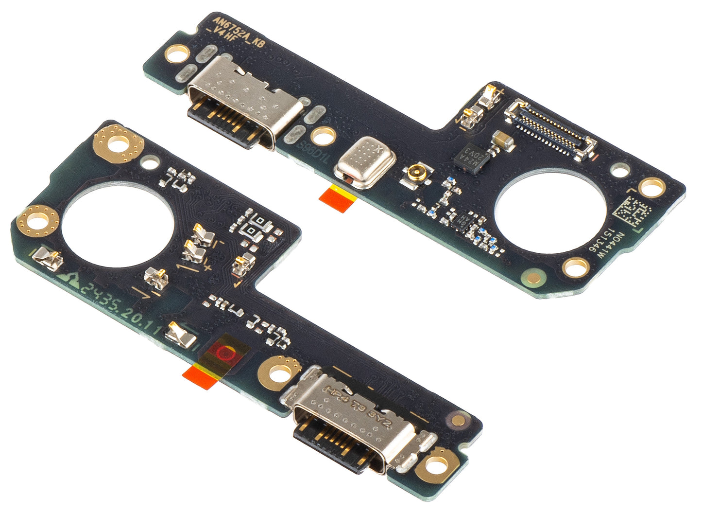 Ladeanschlussplatine - Mikrofon Xiaomi Redmi Note 13 5G, Service Pack 5600010N1700