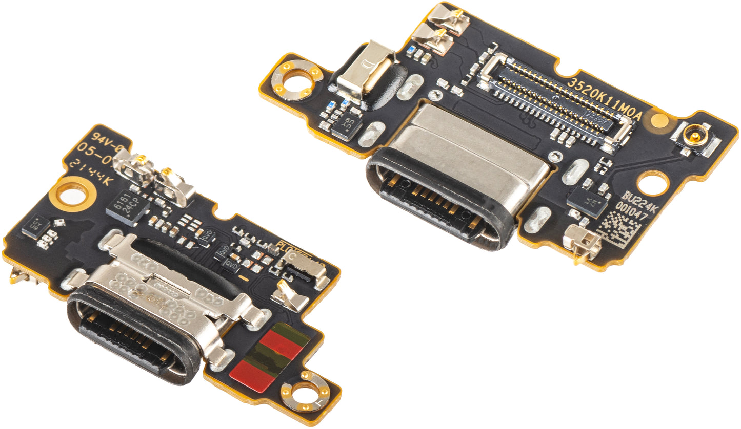 Platine mit Ladeanschluss - Xiaomi Poco F3 Mikrofon, Service Pack 560001K11A00