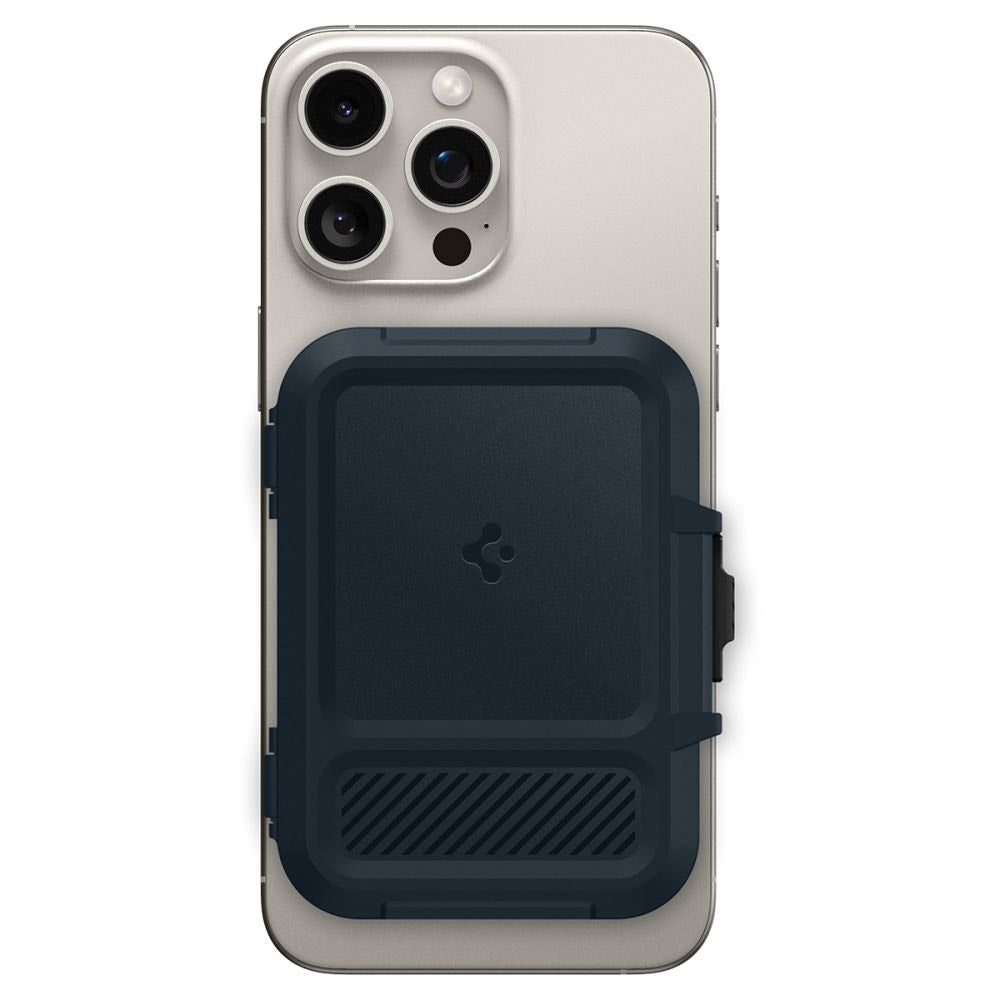 Magsafe Geldbörse, Spigen, Lock Fit, Schwarz