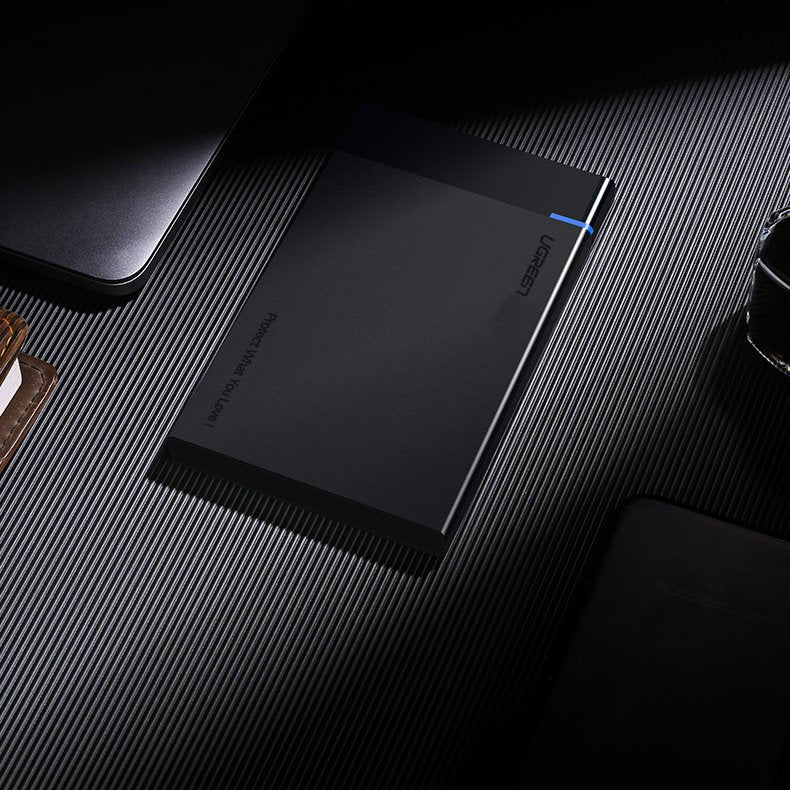 UGREEN US221 Rack für HDD / SSD SATA 2,5 Zoll, USB 3.2, Schwarz