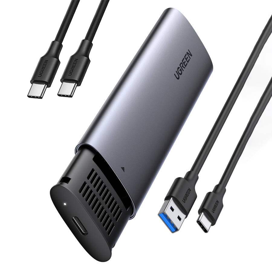 UGREEN CM400 Rack für M.2 NGFF SATA SSD, Grau