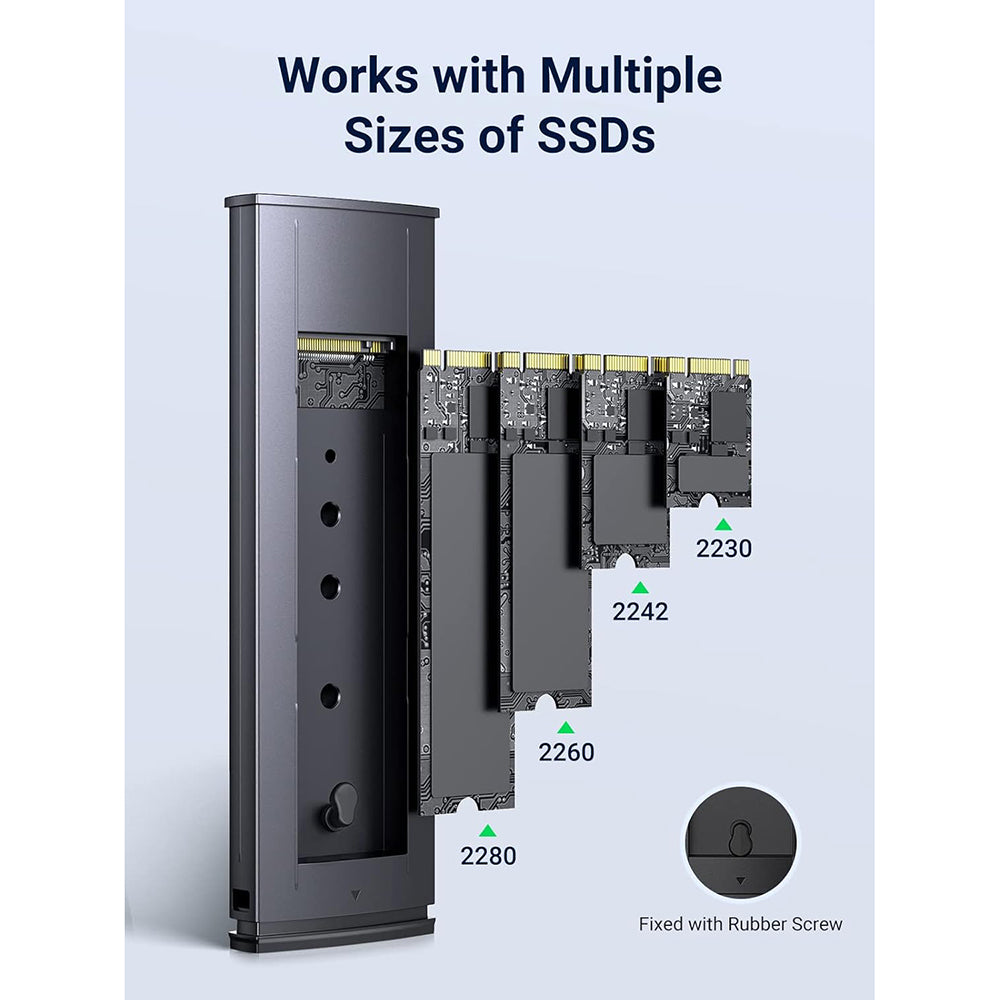 UGREEN CM578 Rack für SSD M.2 NVMe, Grau