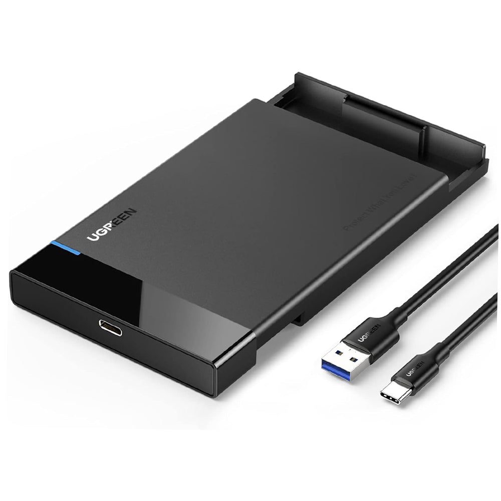UGREEN US221 Rack (50743) for 2.5inch SATA HDD / SSD, USB-C, Black