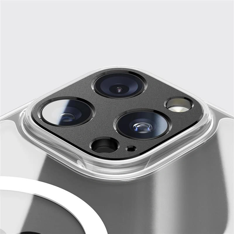 Tech-Protect Camalloy Fit+ Rear Camera Protection Frame for Apple iPhone 17 Pro, Aluminum, Orange