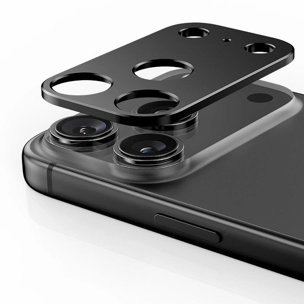 Tech-Protect Camalloy Fit+ Rear Camera Protection Frame for Apple iPhone 17 Pro, Aluminum, Navy Blue