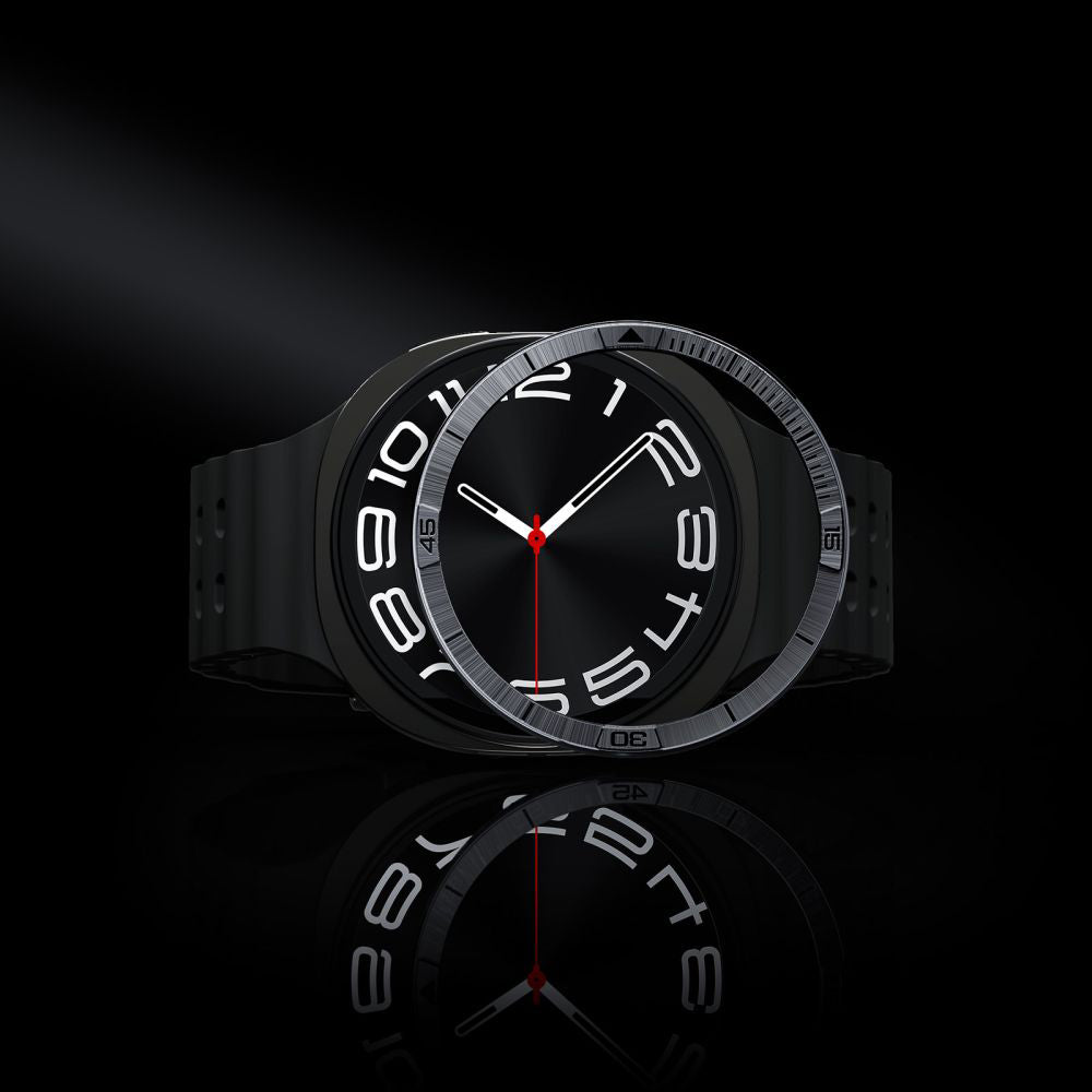 Spigen Tune Pilot Schutzrahmen für Samsung Galaxy Watch8 44mm, Silber ACS10009
