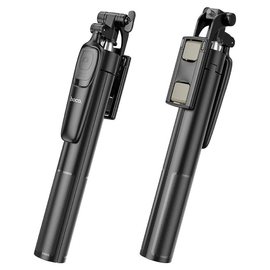 Selfie Stick Bluetooth HOCO K19 Soul Live Broadcast, Universal, Schwarz