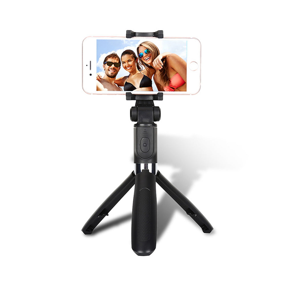 Selfie Stick Bluetooth Techsuit L01s, Universal, Schwarz