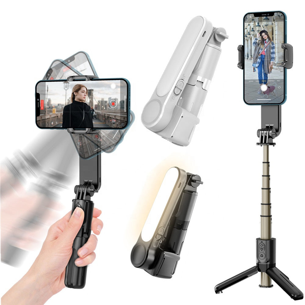 Gimbal Stabilizer Bluetooth Techsuit L09 Gimbal, Universal, Black