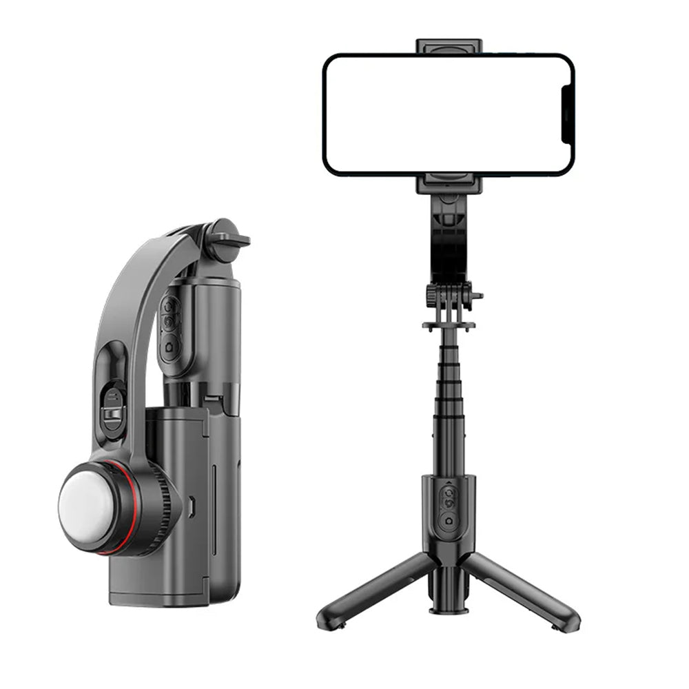 Selfie Stick Bluetooth Techsuit L18sMini, Universal, Schwarz