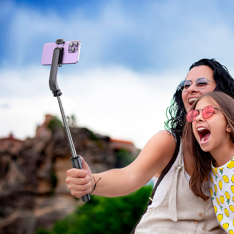 HOCO K20 Bluetooth Selfie Stick, Universal, Schwarz