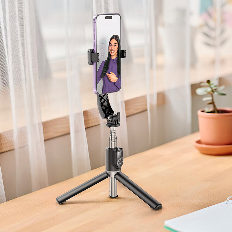 HOCO K20 Bluetooth Selfie Stick, Universal, Schwarz