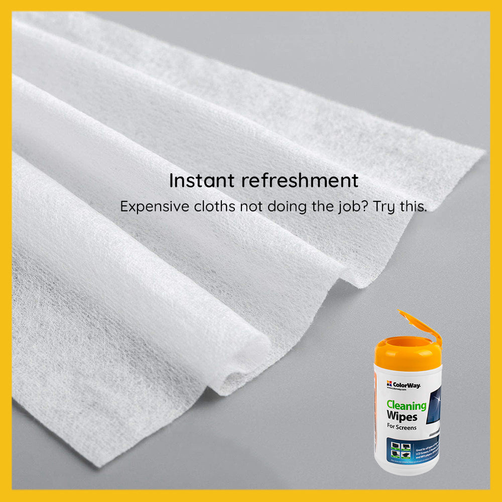 Feuchttücher zur Reinigung ColorWay CW-1071, Set 100 Stück