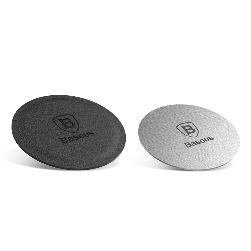 Baseus 2in1 Metall Sticker Set | Silber | Auto Zubehör