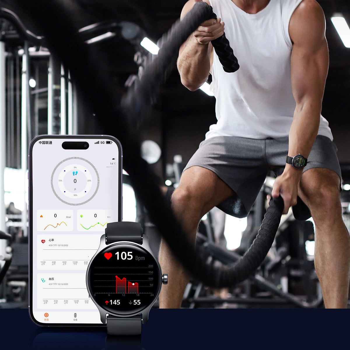 Smartwatch Joyroom JR-FC1 Call, Grau