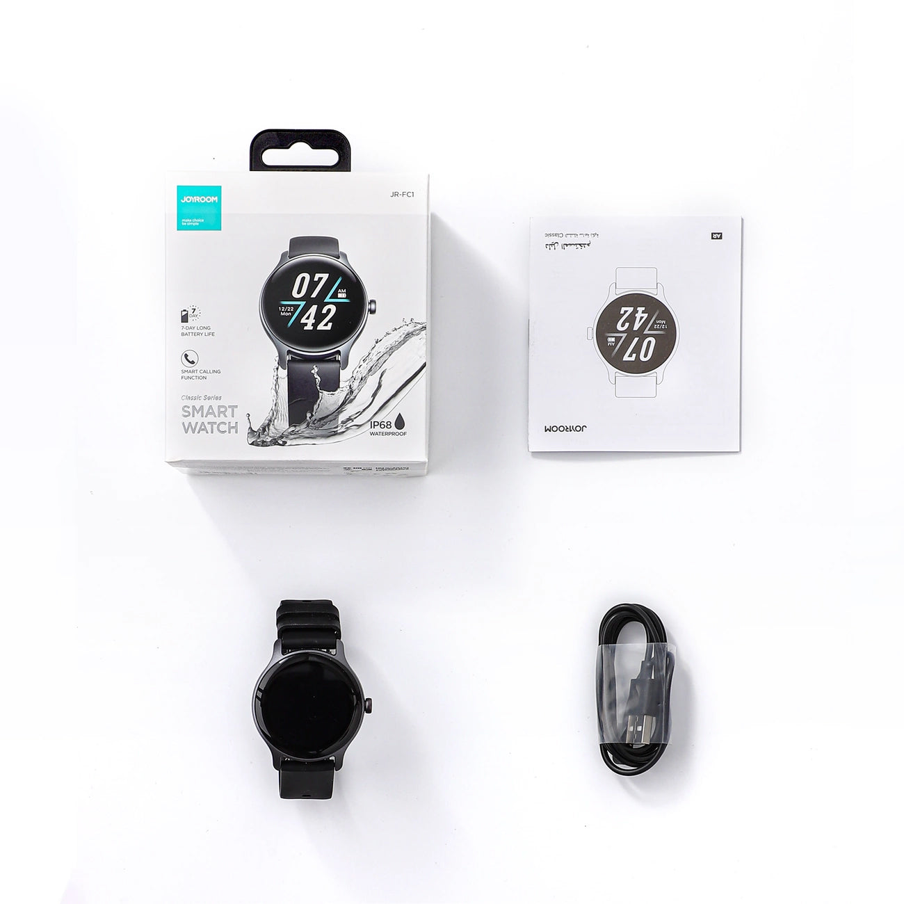 Smartwatch Joyroom JR-FC1 Call, Grau