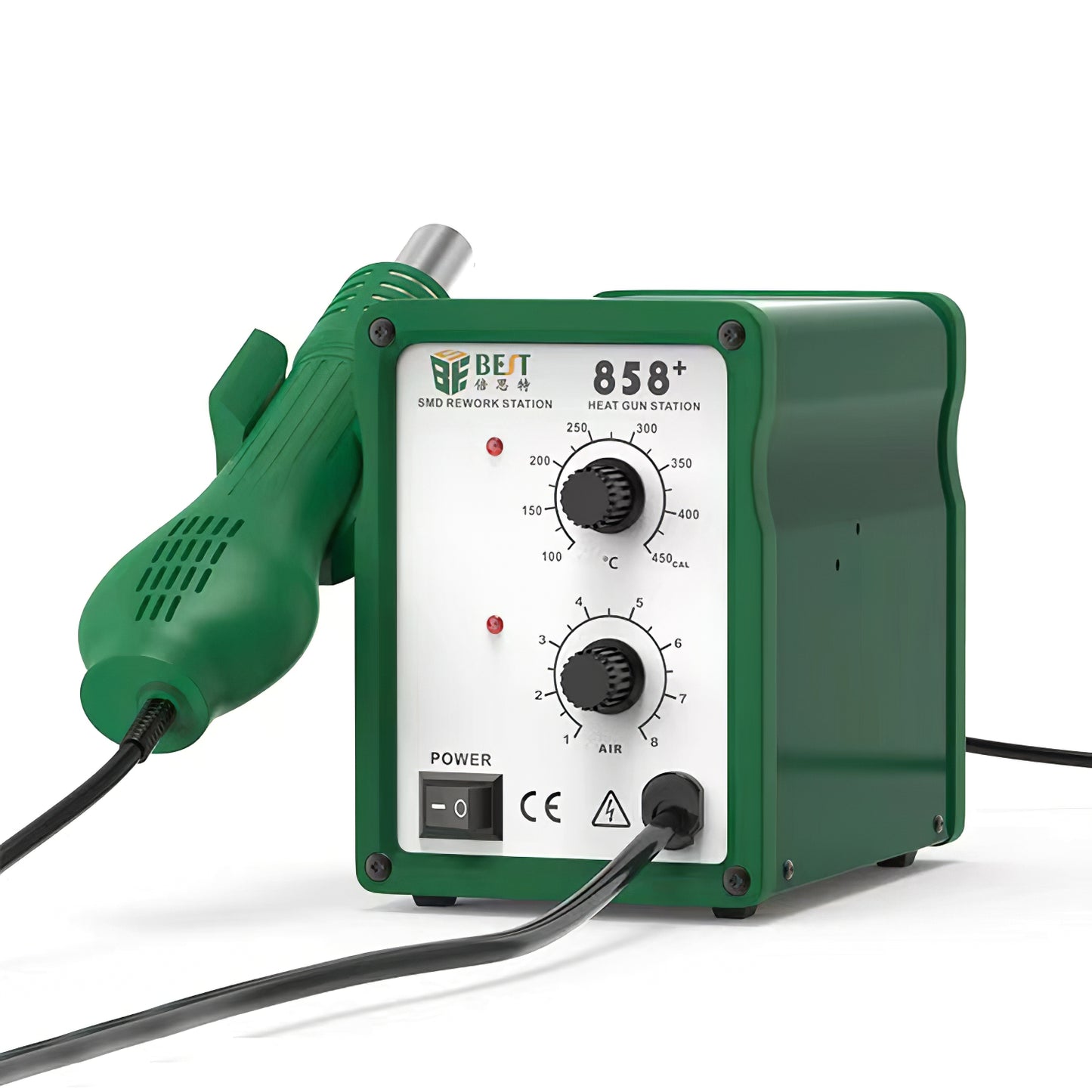 Best BST-858+ Heißluftstation | 650W | 100-480°C | Reparatur-Werkzeug