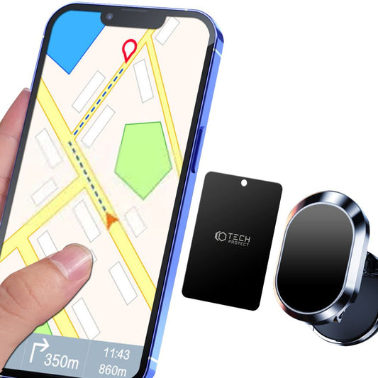 Metall-Aufkleber Tech-Protect, Set 4 Stück, Schwarz THP1233BLK