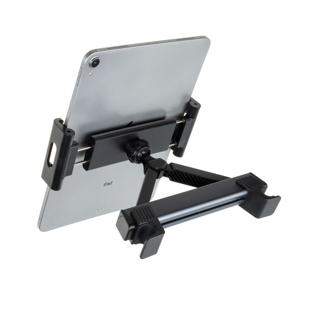 Fixed Passenger Max Headrest Car Mount for Tablet, 7inch - 13inch, Gray
