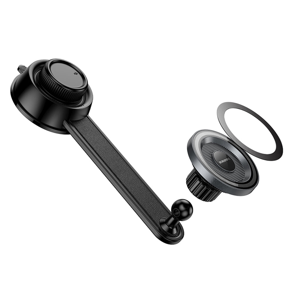 Magnetische Autohalterung Borofone BH123 Profit, 4,5 Zoll - 7 Zoll, Schwarz