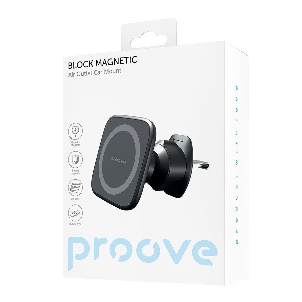 Magnetische Autohalterung Proove Block, Universal, Schwarz CHMA00000001