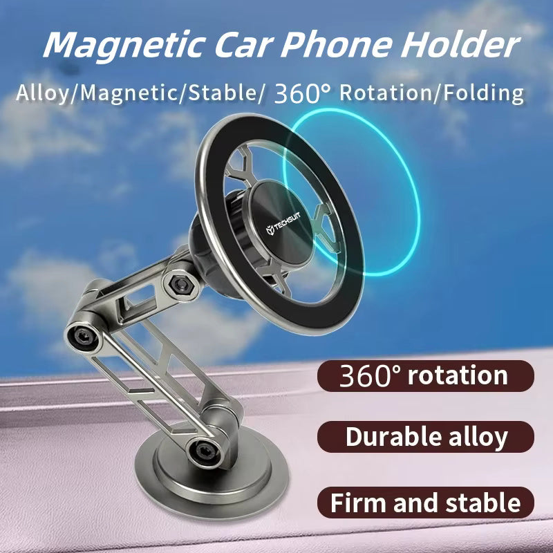 Magnetische Autohalterung Techsuit S14, Universal, Grau