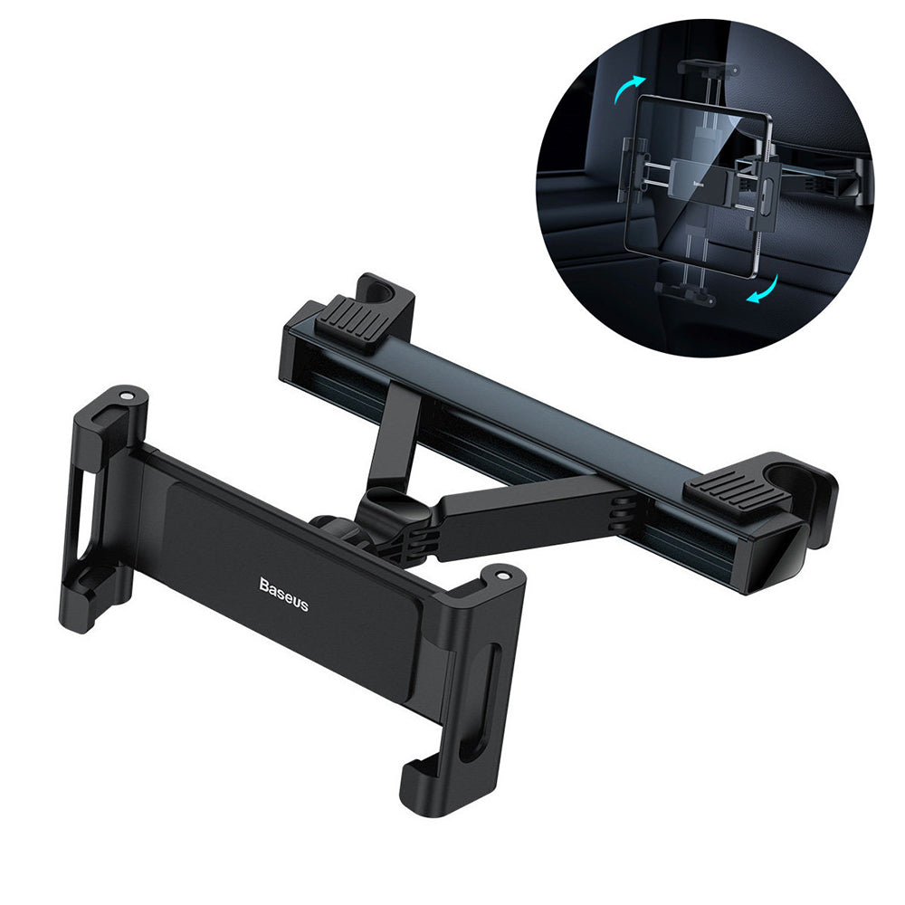 Auto-Kopfstützenhalterung Baseus Joyride Pro für Telefon / Tablet, 4,7 Zoll - 12,3 Zoll, Schwarz SUTQ000001