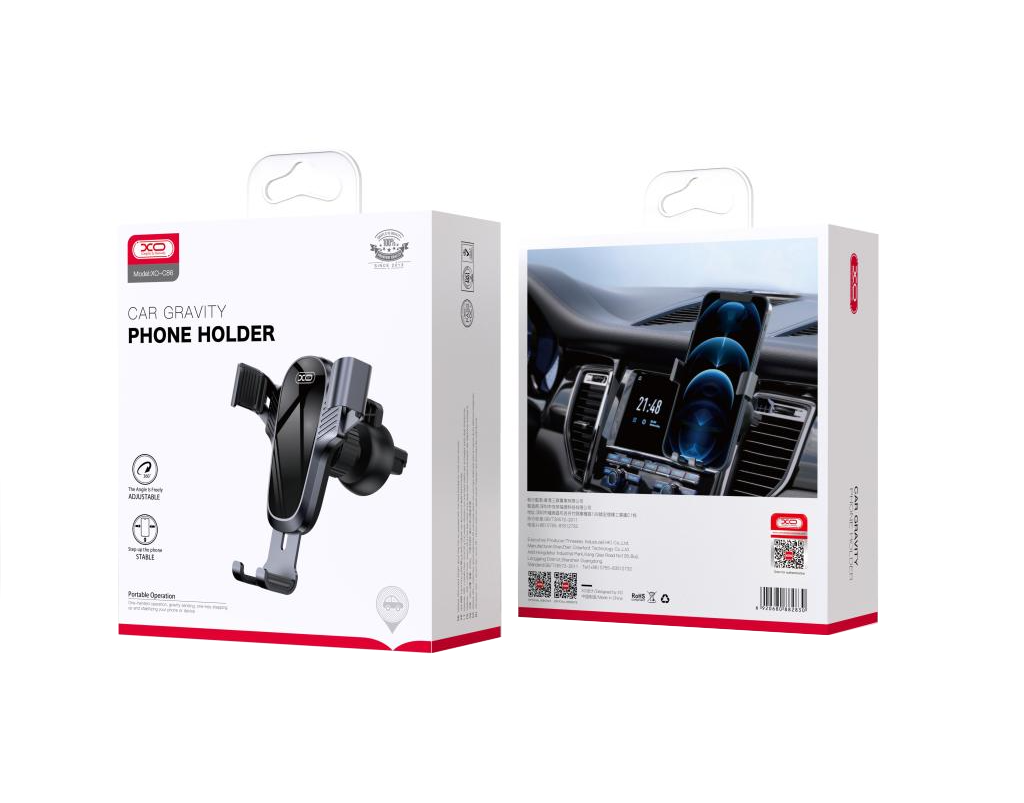 Autohalterung XO Design C86, 4,5 Zoll - 7 Zoll, Schwarz
