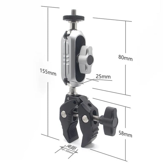 Fahrradhalterung Sportkamera Techsuit JX-006 für GoPro, Schwarz