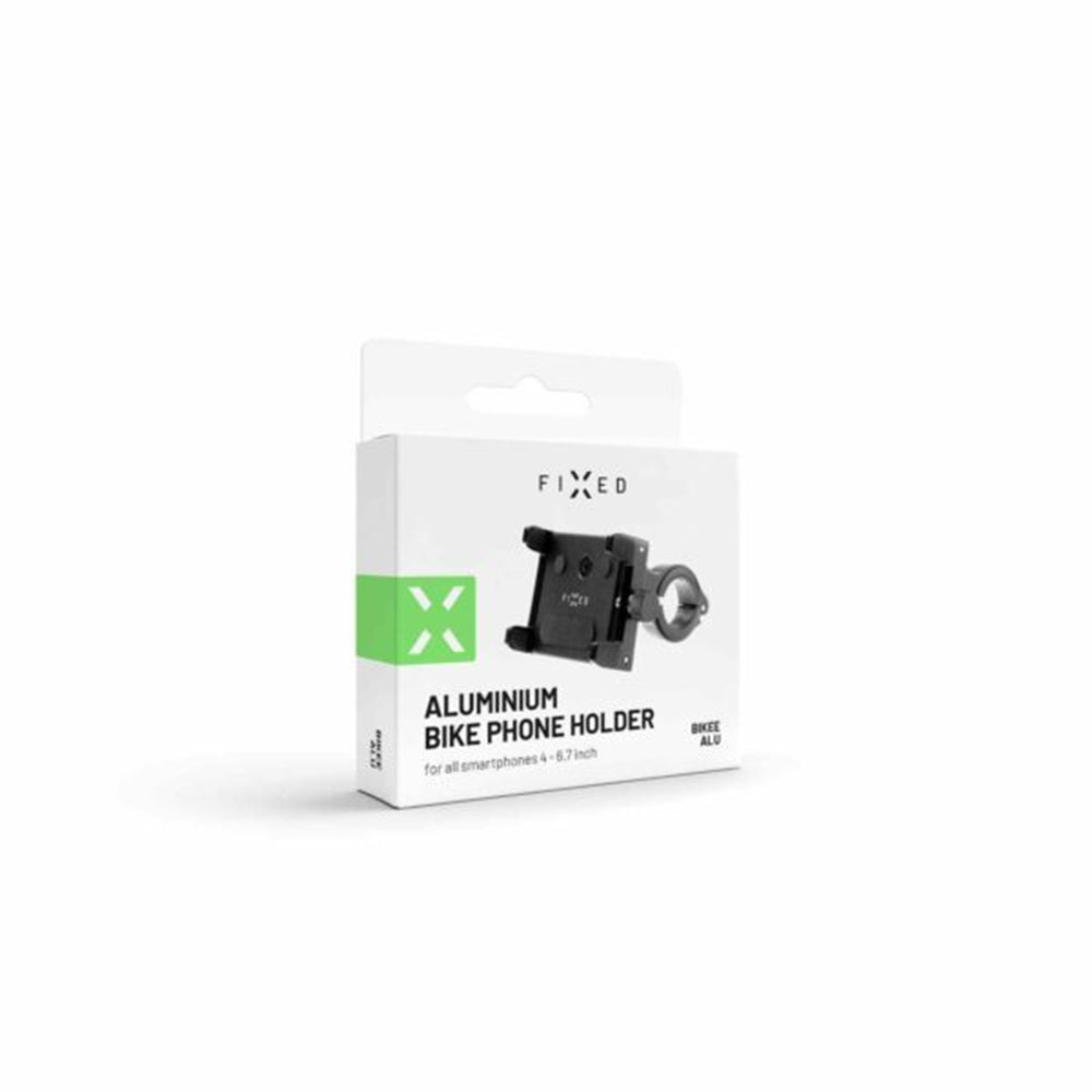 Fahrradhalterung Fixed ALU, 4 Zoll - 6,7 Zoll, Schwarz