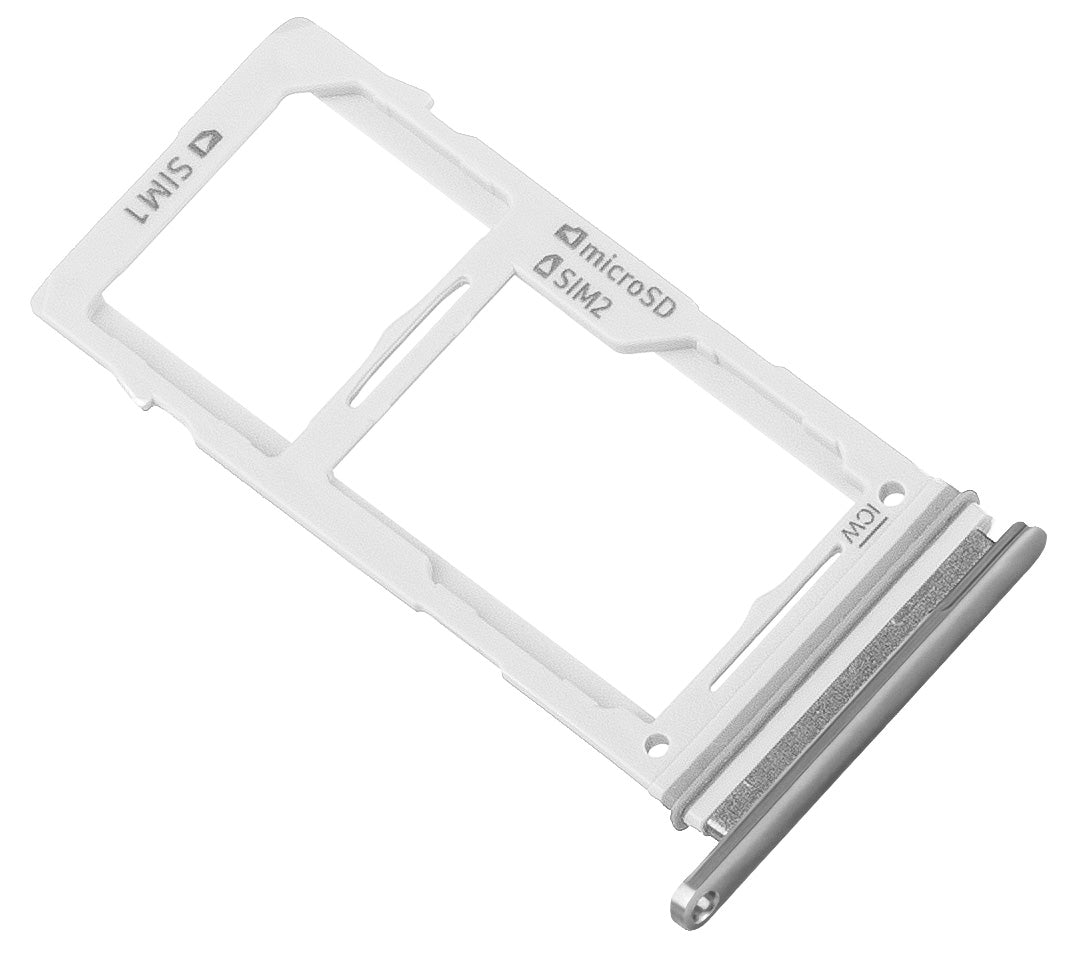 SIM-Kartenhalter Samsung Galaxy S10+ G975 / S10 G973, Dual SIM, Grau