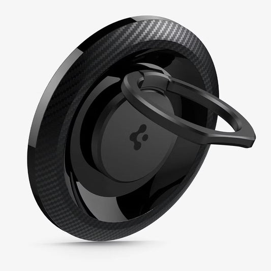 Spigen O-Mag OM100 Carbon Ringhalterung, Universal, Schwarz AMP05505