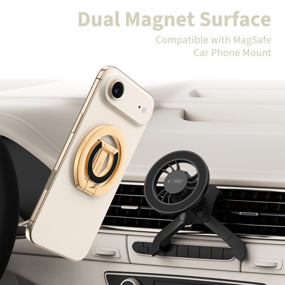 Tech-Protect MMR400 Lamano Ringhalter, Universal, Gold