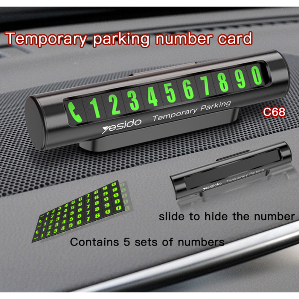 Auto-Telefonnummernhalter Yesido C68