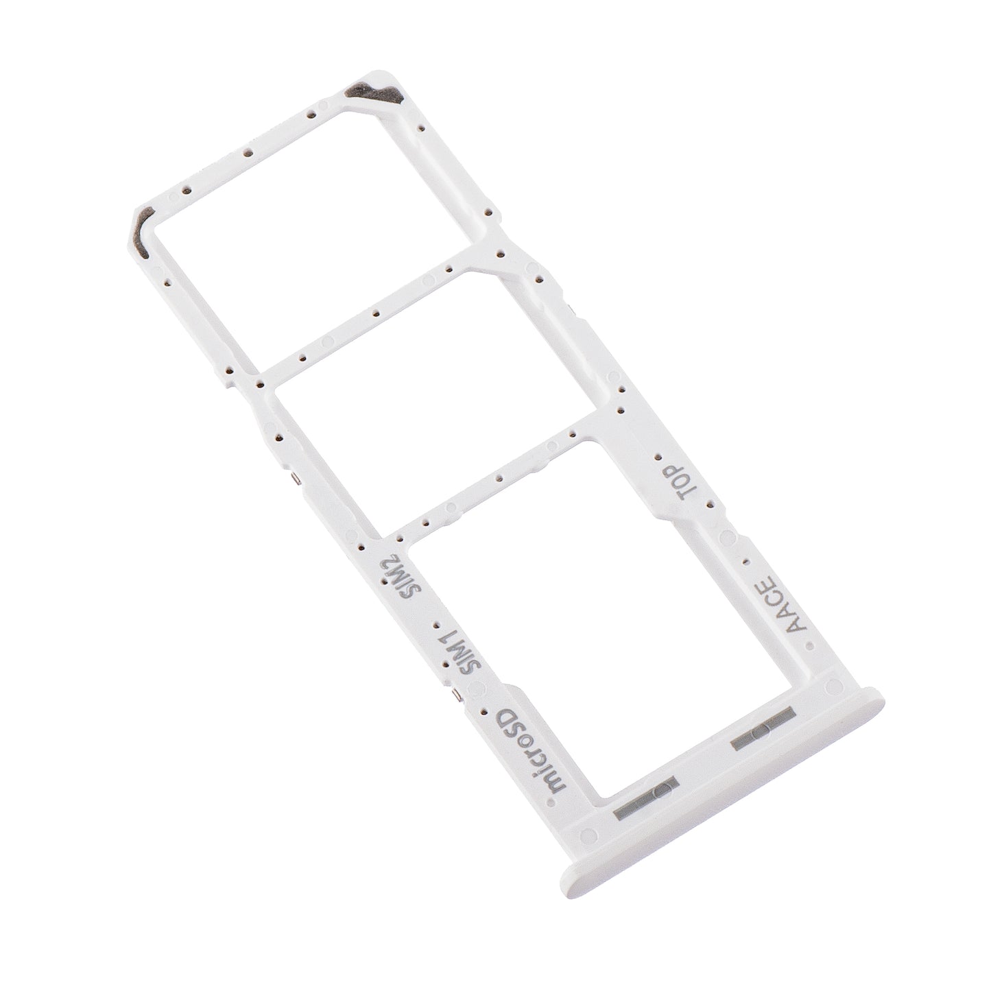 SIM-Kartenhalter für Samsung Galaxy A04s A047 | Weiß | 3 Fächer